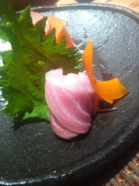 blue fin toro sashimi